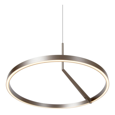 Lucide APPLAUSE - Suspension - Ø 60 cm - LED Dim. - CCT - 1x32W 2700K/4000K - Détecteur à balayage manuel - Fer gris - Premium