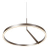 Lucide APPLAUSE - Suspension - Ø 60 cm - LED Dim. - CCT - 1x32W 2700K/4000K - Détecteur à balayage manuel - Fer gris - Premium