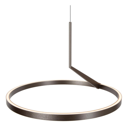 Lucide APPLAUSE - Suspension - Ø 60 cm - LED Dim. - CCT - 1x32W 2700K/4000K - Détecteur à balayage manuel - Fer gris - Premium