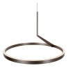 Lucide APPLAUSE - Suspension - Ø 60 cm - LED Dim. - CCT - 1x32W 2700K/4000K - Détecteur à balayage manuel - Fer gris - Premium