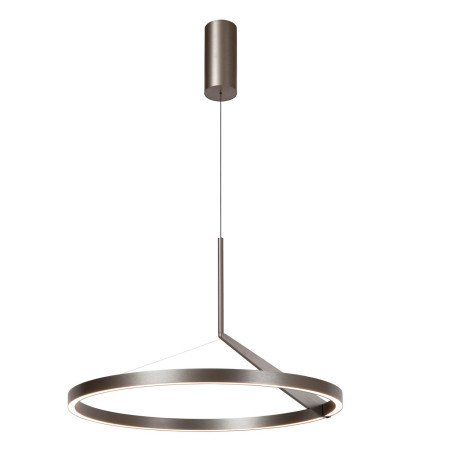 Lucide APPLAUSE - Suspension - Ø 60 cm - LED Dim. - CCT - 1x32W 2700K/4000K - Détecteur à balayage manuel - Fer gris - Premium