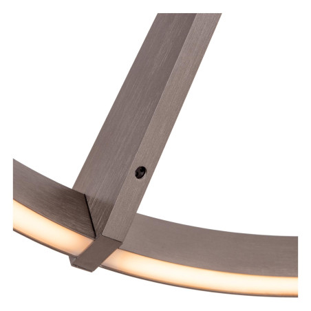 Lucide APPLAUSE - Suspension - Ø 60 cm - LED Dim. - CCT - 1x32W 2700K/4000K - Détecteur à balayage manuel - Fer gris - Premium