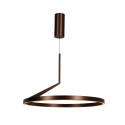 Lucide APPLAUSE - Suspension - Ø 60 cm - LED Dim. - CCT - 1x32W 2700K/4000K - Détecteur à balayage manuel - Café - Premium