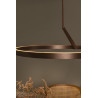 Lucide APPLAUSE - Suspension - Ø 60 cm - LED Dim. - CCT - 1x32W 2700K/4000K - Détecteur à balayage manuel - Café - Premium