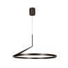 Lucide APPLAUSE - Suspension - Ø 80 cm - LED Dim. - CCT - 1x50W 2700K/4000K - Détecteur à balayage manuel - Fer gris - Premium