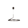 Lucide APPLAUSE - Suspension - Ø 80 cm - LED Dim. - CCT - 1x50W 2700K/4000K - Détecteur à balayage manuel - Fer gris - Premium