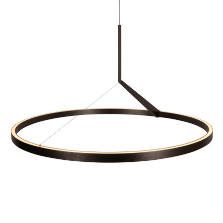 Lucide APPLAUSE - Suspension - Ø 80 cm - LED Dim. - CCT - 1x50W 2700K/4000K - Détecteur à balayage manuel - Fer gris - Premium