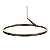 Lucide APPLAUSE - Suspension - Ø 80 cm - LED Dim. - CCT - 1x50W 2700K/4000K - Détecteur à balayage manuel - Fer gris - Premium