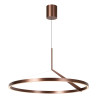 Lucide APPLAUSE - Suspension - Ø 80 cm - LED Dim. - CCT - 1x50W 2700K/4000K - Détecteur à balayage manuel - Café - Premium