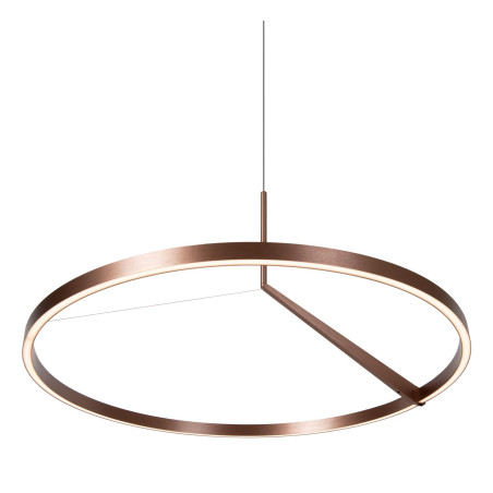 Lucide APPLAUSE - Suspension - Ø 80 cm - LED Dim. - CCT - 1x50W 2700K/4000K - Détecteur à balayage manuel - Café - Premium