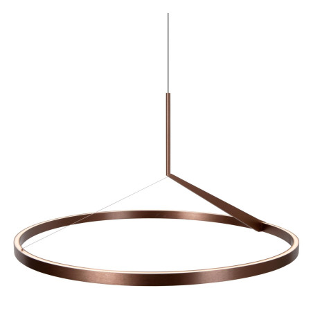 Lucide APPLAUSE - Suspension - Ø 80 cm - LED Dim. - CCT - 1x50W 2700K/4000K - Détecteur à balayage manuel - Café - Premium