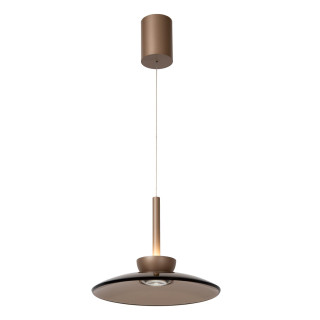 Lucide SANTIAGO - Suspension - Ø 32 cm - LED Dim. - CCT - 1x16W 2700K/4000K - Ambre - Premium