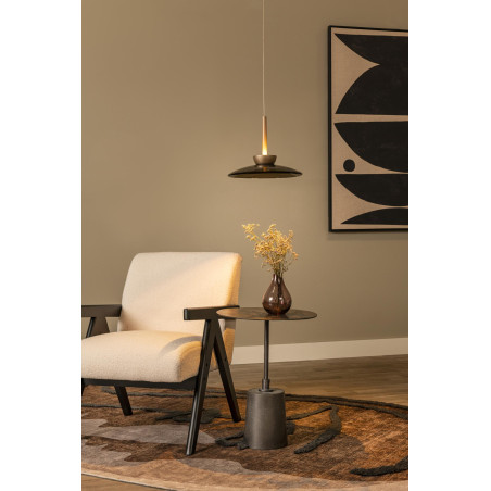 Lucide SANTIAGO - Suspension - Ø 32 cm - LED Dim. - CCT - 1x16W 2700K/4000K - Ambre - Premium
