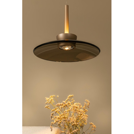 Lucide SANTIAGO - Suspension - Ø 32 cm - LED Dim. - CCT - 1x16W 2700K/4000K - Ambre - Premium