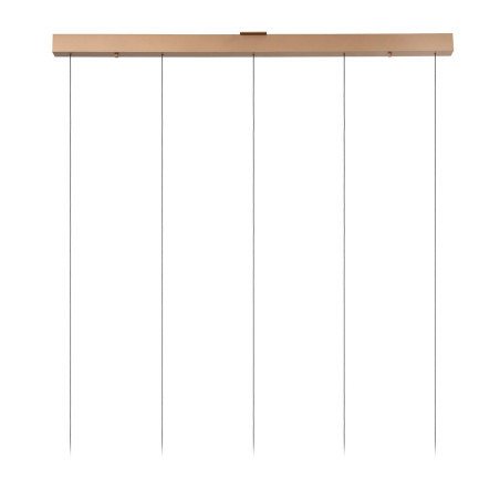 Lucide SANTIAGO - Suspension - LED Dim. - CCT - 5x10W 2700K/4000K - Ambre - Premium