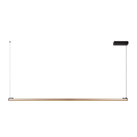 Lucide BRAGA - Suspension - LED Dim. - CCT - 1x36W 2700K/4000K - Détecteur à balayage manuel - Café - Premium