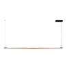 Lucide BRAGA - Suspension - LED Dim. - CCT - 1x36W 2700K/4000K - Détecteur à balayage manuel - Café - Premium