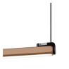 Lucide BRAGA - Suspension - LED Dim. - CCT - 1x36W 2700K/4000K - Détecteur à balayage manuel - Café - Premium