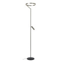 Lucide APPLAUSE - Lampadaire - Ø 33 cm - LED Dim. - CCT - 2700K/4000K - Fer gris - Premium
