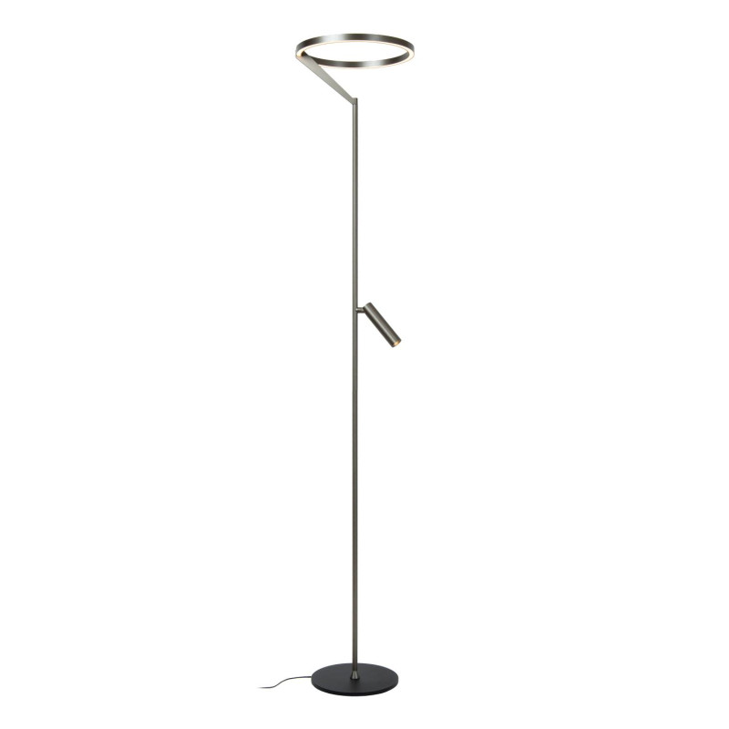 Lucide APPLAUSE - Lampadaire - Ø 33 cm - LED Dim. - CCT - 2700K/4000K - Fer gris - Premium