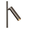 Lucide APPLAUSE - Lampadaire - Ø 33 cm - LED Dim. - CCT - 2700K/4000K - Fer gris - Premium
