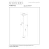 Lucide APPLAUSE - Lampadaire - Ø 33 cm - LED Dim. - CCT - 2700K/4000K - Fer gris - Premium