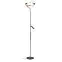 Lucide APPLAUSE - Lampadaire - Ø 33 cm - LED Dim. - CCT - 2700K/4000K - Café - Premium