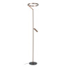 Lucide APPLAUSE - Lampadaire - Ø 33 cm - LED Dim. - CCT - 2700K/4000K - Café - Premium