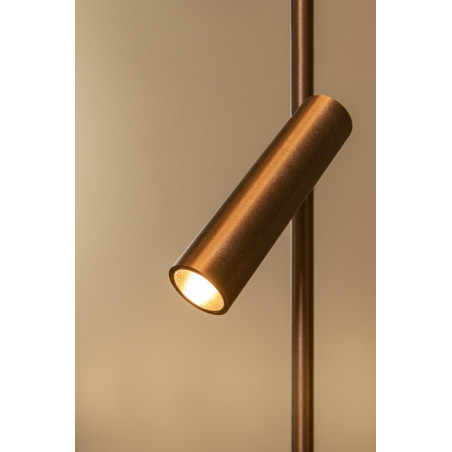 Lucide APPLAUSE - Lampadaire - Ø 33 cm - LED Dim. - CCT - 2700K/4000K - Café - Premium