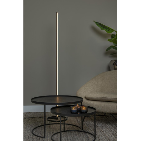 Lucide BRAGA - Lampadaire - Ø 29,7 cm - LED Dim. - CCT - 1x22W 2700K/4000K - Café - Premium