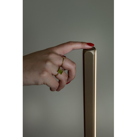 Lucide BRAGA - Lampadaire - Ø 29,7 cm - LED Dim. - CCT - 1x22W 2700K/4000K - Café - Premium