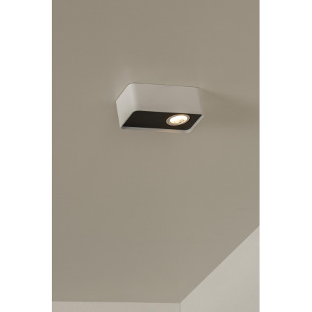 Lucide ANGULAR - Spot plafond - LED Dim. - 1x6W 2700K - Blanc - Premium