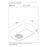 Lucide ANGULAR - Spot plafond - LED Dim. - 1x6W 2700K - Blanc - Premium