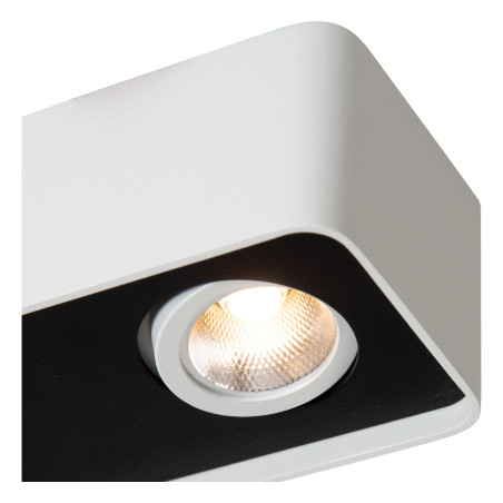 Lucide ANGULAR - Spot plafond - LED Dim. - 2x5W 2700K - Blanc - Premium