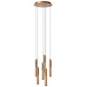 Lucide GRIFFITH - Suspension - Ø 38 cm - LED Dim. - CCT - 6x6W 2700K/4000K - Bronze - Premium