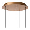 Lucide GRIFFITH - Suspension - Ø 38 cm - LED Dim. - CCT - 6x6W 2700K/4000K - Bronze - Premium