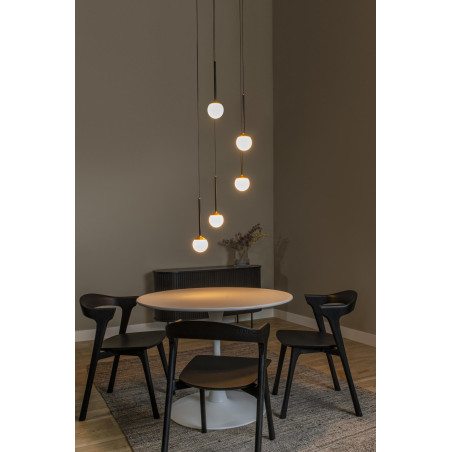Lucide CALINA - Suspension - Ø 42 cm - LED Dim. - 5x8,2W 2700K - Noir - Premium