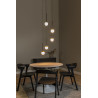 Lucide CALINA - Suspension - Ø 42 cm - LED Dim. - 5x8,2W 2700K - Noir - Premium