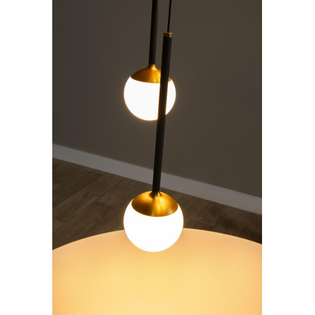 Lucide CALINA - Suspension - Ø 42 cm - LED Dim. - 5x8,2W 2700K - Noir - Premium