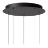Lucide CALINA - Suspension - Ø 42 cm - LED Dim. - 5x8,2W 2700K - Noir - Premium