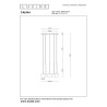 Lucide CALINA - Suspension - Ø 42 cm - LED Dim. - 5x8,2W 2700K - Noir - Premium