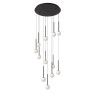 Lucide CALINA - Suspension - Ø 69,9 cm - LED Dim. - 12x7,7W 2700K - Noir - Premium