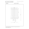 Lucide CALINA - Suspension - Ø 69,9 cm - LED Dim. - 12x7,7W 2700K - Noir - Premium