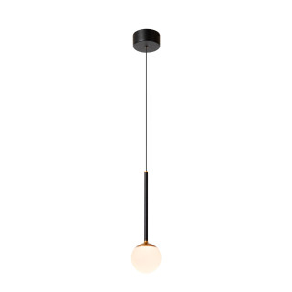Lucide CALINA - Suspension - Ø 9,9 cm - LED Dim. - CCT - 1x7W 2200K/3300K - Avec module LED remplaçable - Noir - Premium
