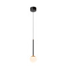 Lucide CALINA - Suspension - Ø 9,9 cm - LED Dim. - CCT - 1x7W 2200K/3300K - Avec module LED remplaçable - Noir - Premium