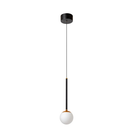 Lucide CALINA - Suspension - Ø 9,9 cm - LED Dim. - CCT - 1x7W 2200K/3300K - Avec module LED remplaçable - Noir - Premium