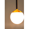Lucide CALINA - Suspension - Ø 9,9 cm - LED Dim. - CCT - 1x7W 2200K/3300K - Avec module LED remplaçable - Noir - Premium