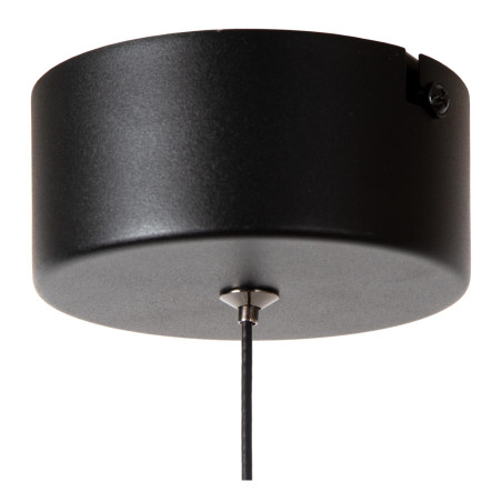 Lucide CALINA - Suspension - Ø 9,9 cm - LED Dim. - CCT - 1x7W 2200K/3300K - Avec module LED remplaçable - Noir - Premium