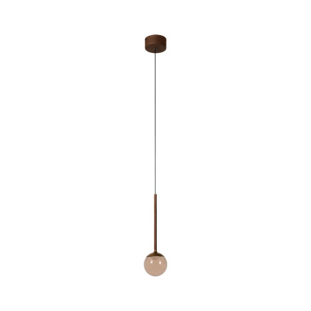 Lucide CALINA - Suspension - Ø 9,9 cm - LED Dim. - CCT - 1x7W 2200K/3300K - Avec module LED remplaçable - Café - Premium
