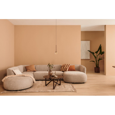 Lucide CALINA - Suspension - Ø 9,9 cm - LED Dim. - CCT - 1x7W 2200K/3300K - Avec module LED remplaçable - Café - Premium